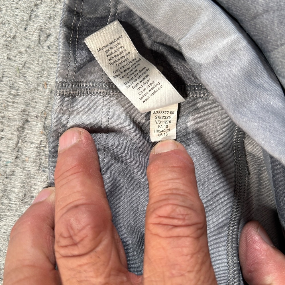 Athleta All In Camo 7/8 Tights Womens S Gray Nylon Stretch Pull On Active‎ Yoga - Picture 4 of 12